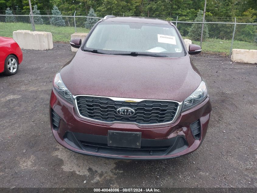 2019 Kia Sorento 2.4L Lx VIN: 5XYPGDA36KG525670 Lot: 40048086