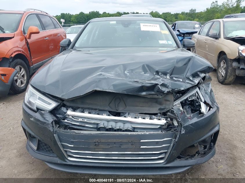 2019 Audi A4 45 Premium VIN: WAUENAF41KN008134 Lot: 40048191