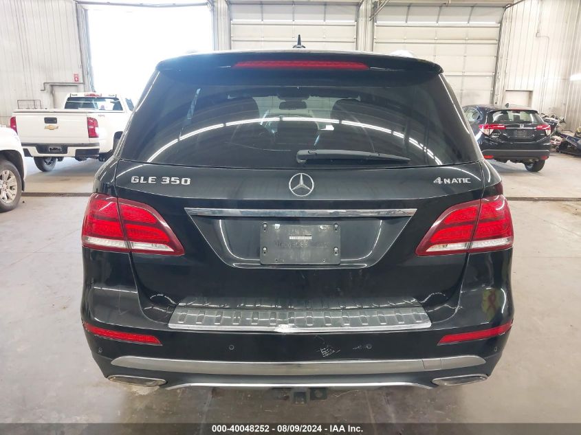 2016 Mercedes-Benz Gle 350 4Matic VIN: 4JGDA5HB8GA704240 Lot: 40048252