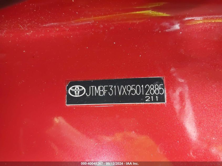 2009 Toyota Rav4 Limited VIN: JTMBF31VX95012885 Lot: 40048267