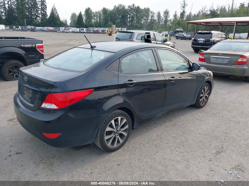 VIN KMHCT4AE7HU354572 2017 HYUNDAI ACCENT SE
