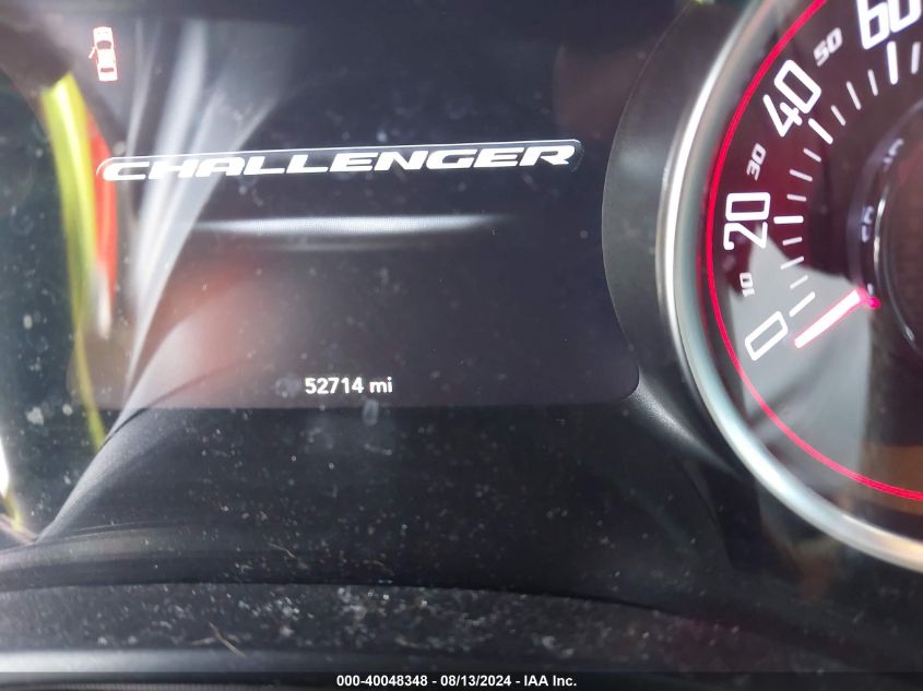 2019 Dodge Challenger Sxt VIN: 2C3CDZAG1KH752410 Lot: 40048348