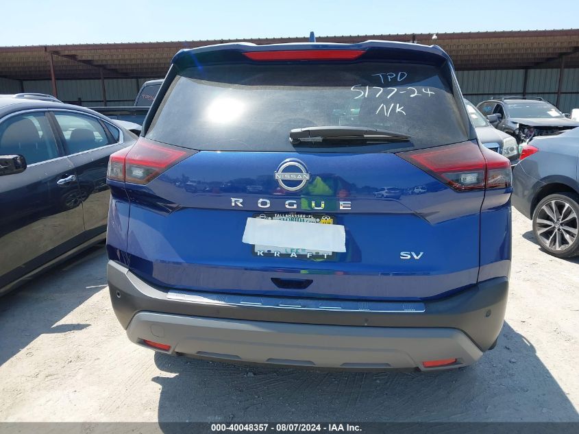 2023 Nissan Rogue Sv Fwd VIN: JN8BT3BA3PW423660 Lot: 40048357