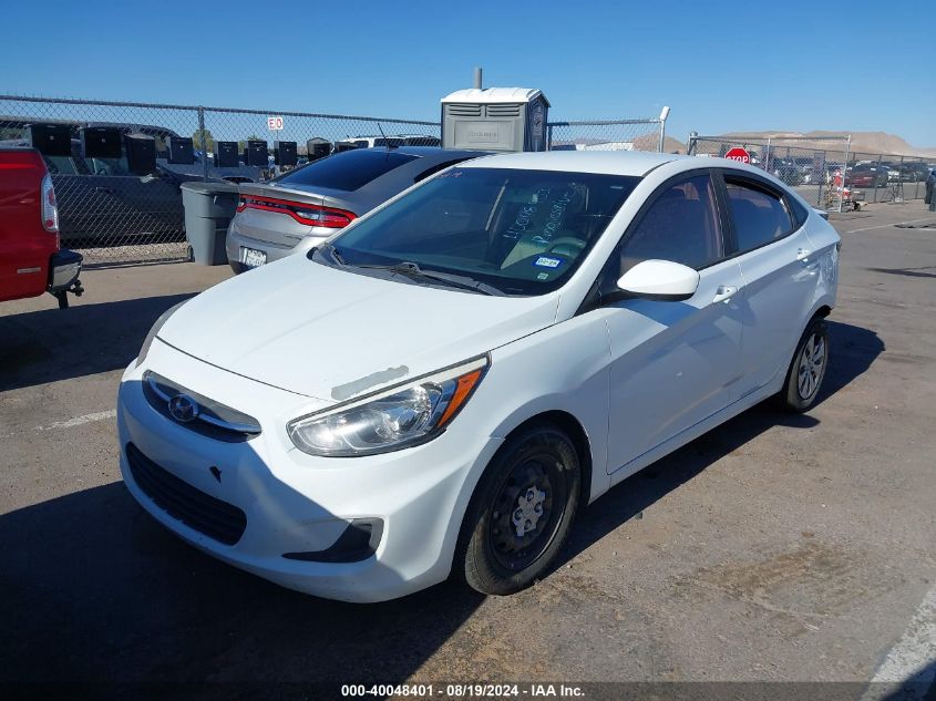 KMHCT4AE0GU139310 2016 HYUNDAI ACCENT - Image 2