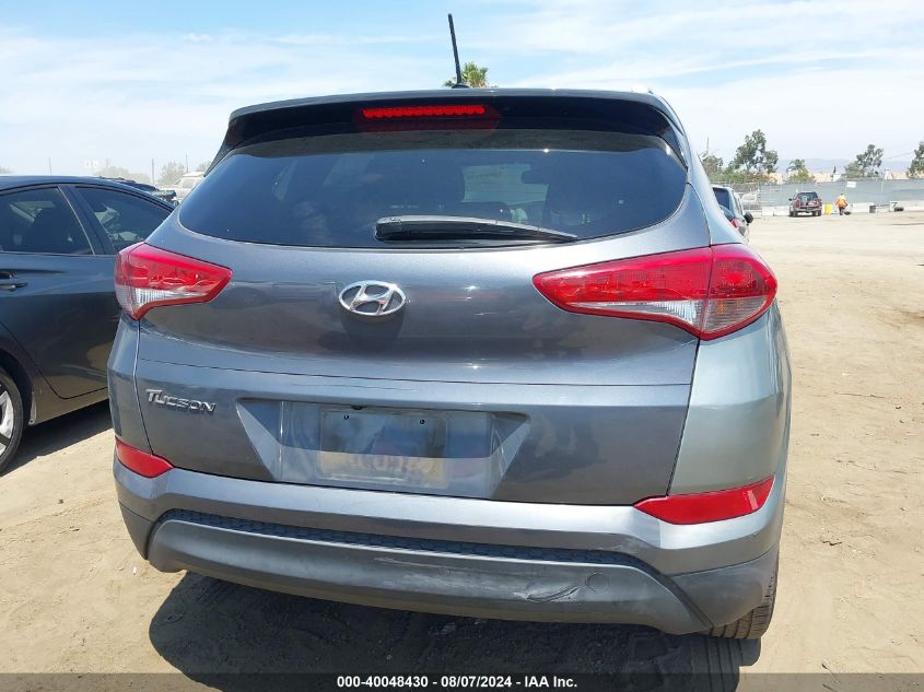 2016 Hyundai Tucson Se VIN: KM8J33A42GU186590 Lot: 40048430