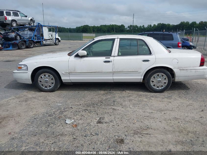 2008 Mercury Grand Marquis Gs VIN: 2MEFM74V78X631417 Lot: 40048456