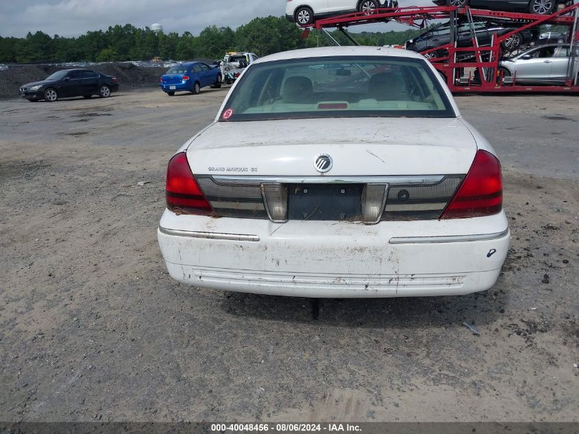 2008 Mercury Grand Marquis Gs VIN: 2MEFM74V78X631417 Lot: 40048456