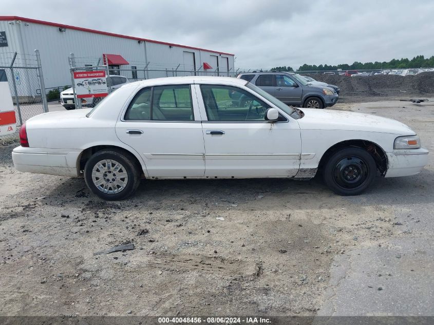 2008 Mercury Grand Marquis Gs VIN: 2MEFM74V78X631417 Lot: 40048456