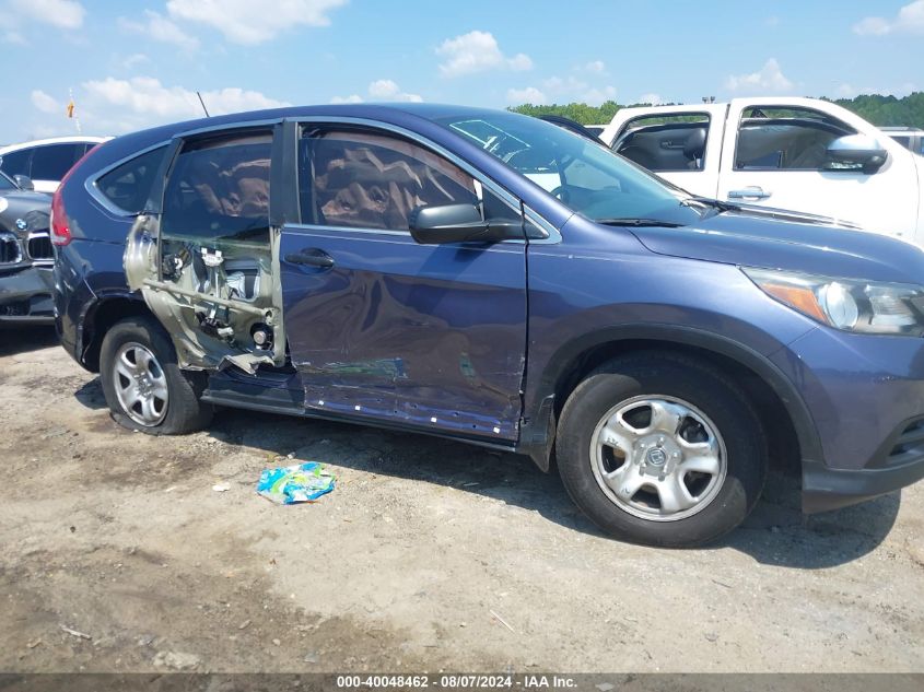 2013 Honda Cr-V Lx VIN: 3CZRM3H33DG700795 Lot: 40048462