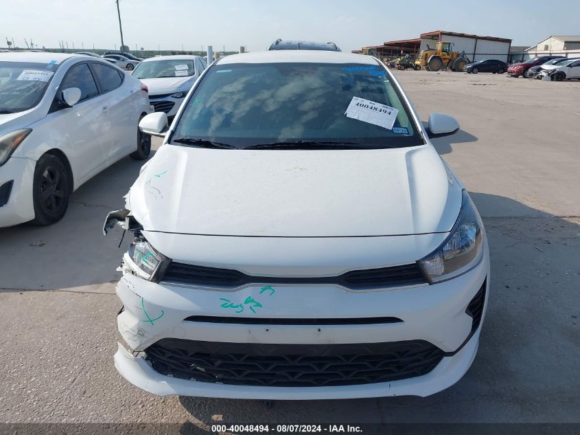 2022 Kia Rio S VIN: 3KPA24ADXNE478836 Lot: 40048494