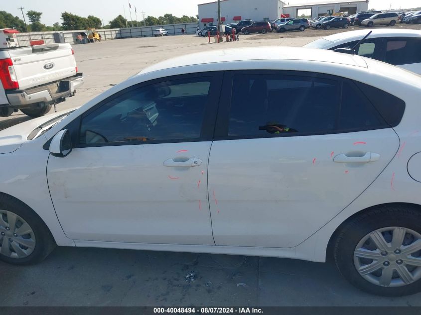 2022 Kia Rio S VIN: 3KPA24ADXNE478836 Lot: 40048494