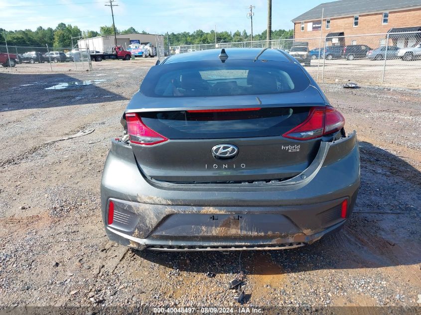 KMHC65LCXNU271898 2022 Hyundai Ioniq Hybrid Blue