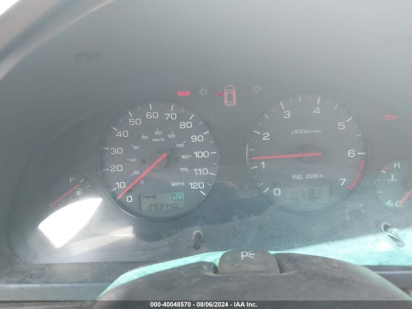 2002 Subaru Outback VIN: 4S3BH665326611079 Lot: 40048570