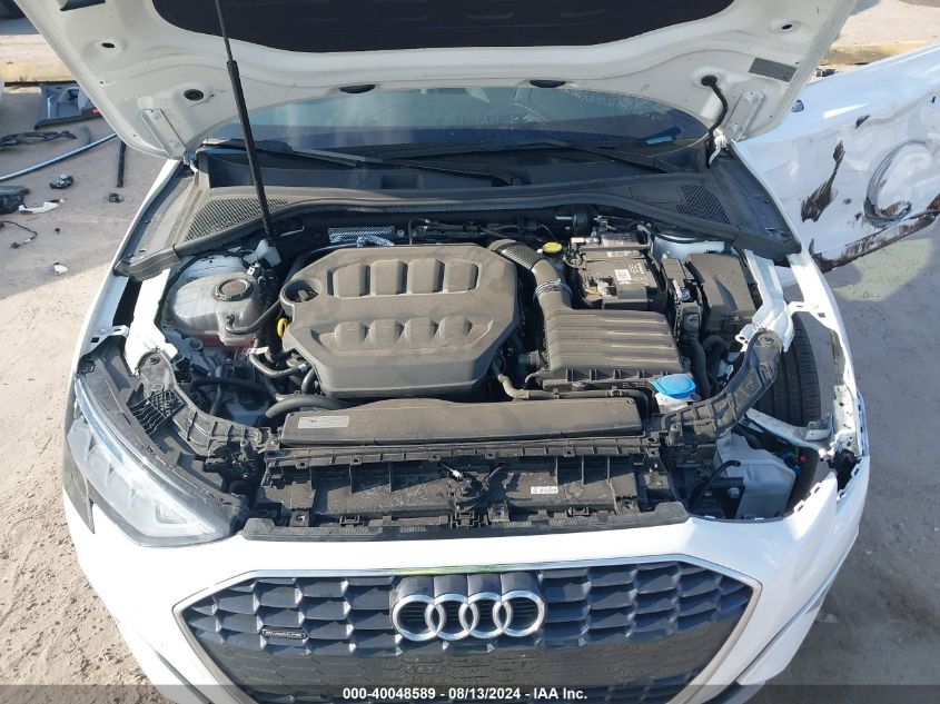 2022 Audi A3 Premium 40 Tfsi Quattro S Tronic VIN: WAUGUDGY9NA061447 Lot: 40048589