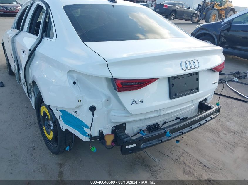 2022 Audi A3 Premium 40 Tfsi Quattro S Tronic VIN: WAUGUDGY9NA061447 Lot: 40048589