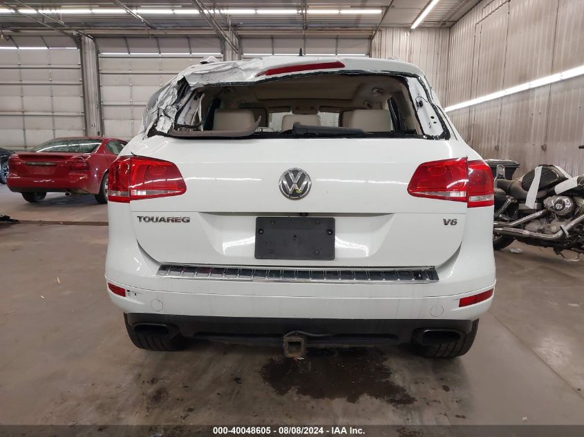 2013 Volkswagen Touareg Vr6 Lux VIN: WVGEF9BPXDD002528 Lot: 40048605