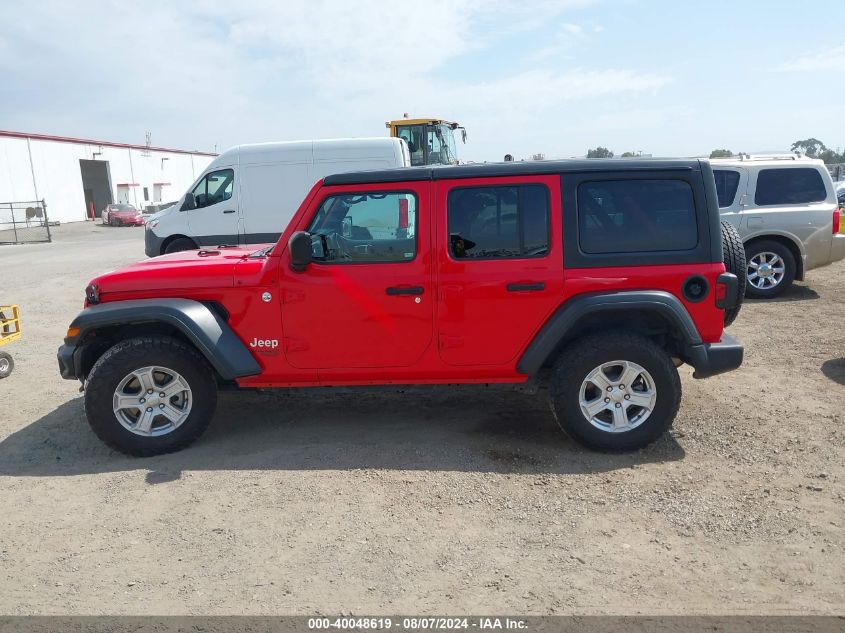 2020 Jeep Wrangler Unlimited Sport VIN: 1C4HJXDN1LW317270 Lot: 40048619