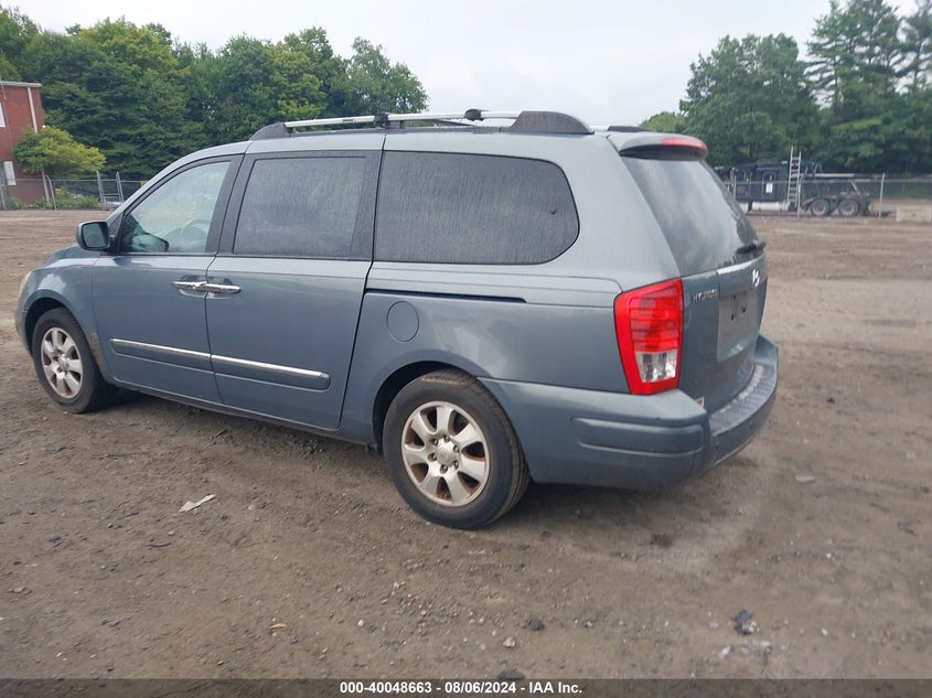 2008 Hyundai Entourage Gls/Limited VIN: KNDMC233386049227 Lot: 40048663