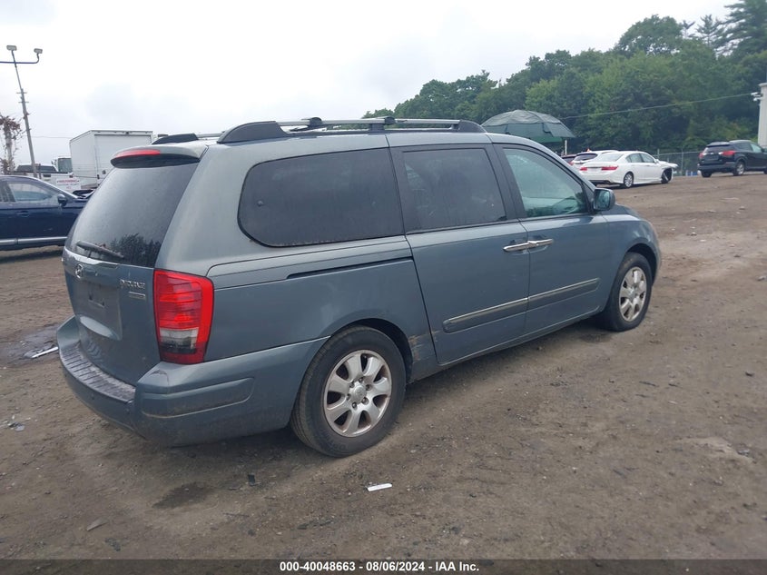 2008 Hyundai Entourage Gls/Limited VIN: KNDMC233386049227 Lot: 40048663