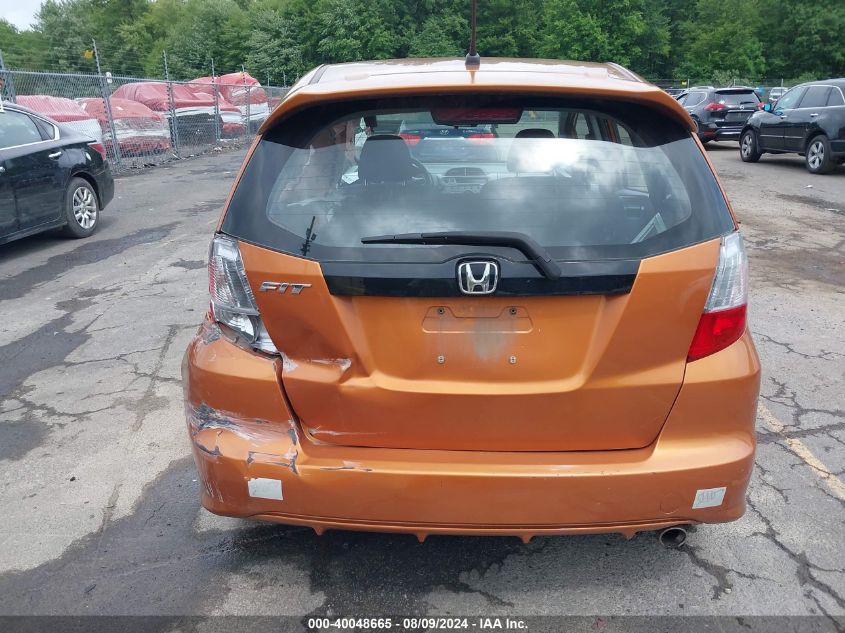 2010 Honda Fit Sport VIN: JHMGE8H48AS028056 Lot: 40048665