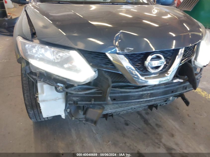 2016 Nissan Rogue S VIN: KNMAT2MV1GP608575 Lot: 40048689