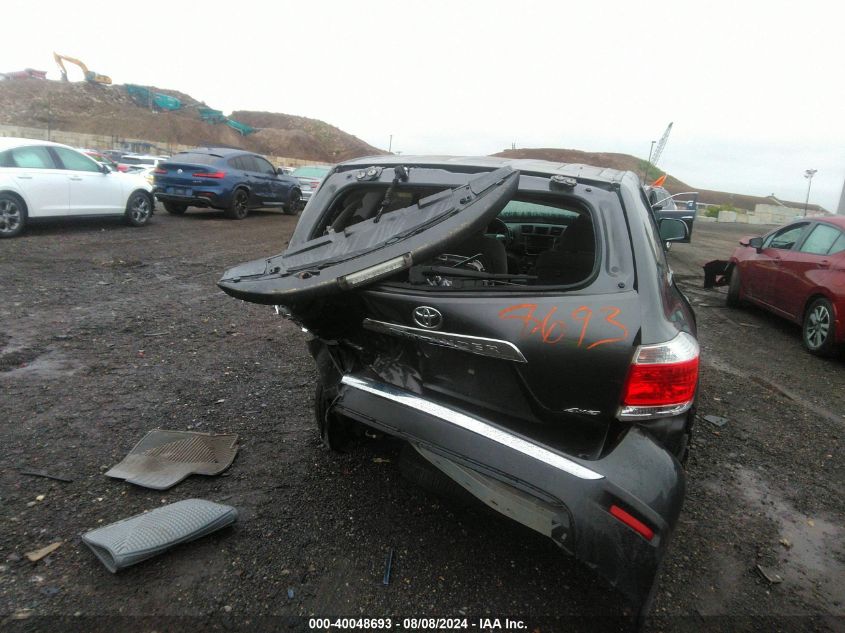 2013 Toyota Highlander Base V6 VIN: 5TDBK3EH9DS220761 Lot: 40048693