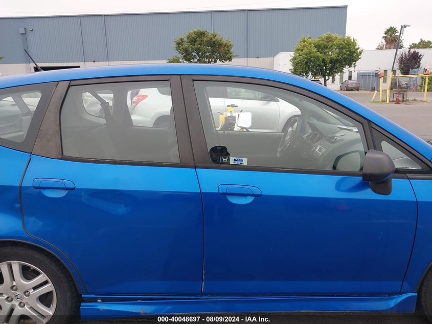 2008 Honda Fit Sport VIN: JHMGD38668S048968 Lot: 40048697