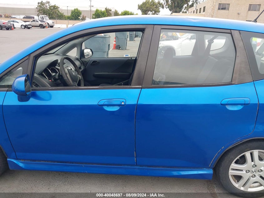 2008 Honda Fit Sport VIN: JHMGD38668S048968 Lot: 40048697