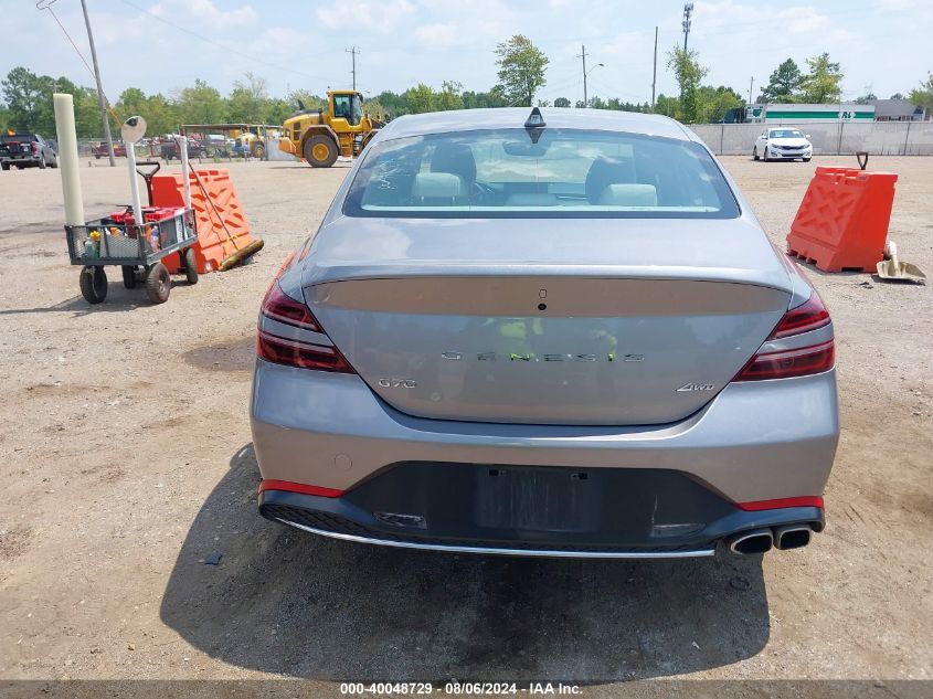 2023 Genesis G70 2.0T Awd VIN: KMTG34TA8PU129318 Lot: 40048729