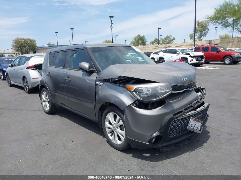 2016 Kia Soul + VIN: KNDJP3A52G7348153 Lot: 40048740