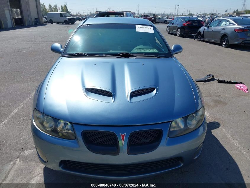 2006 Pontiac Gto VIN: 6G2VX12U96L528075 Lot: 40048749