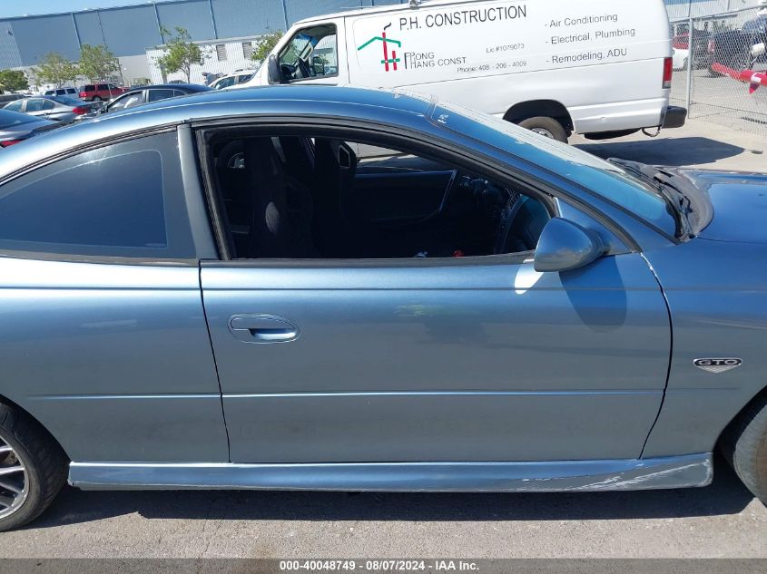 2006 Pontiac Gto VIN: 6G2VX12U96L528075 Lot: 40048749