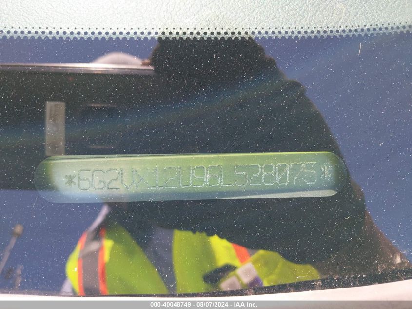 2006 Pontiac Gto VIN: 6G2VX12U96L528075 Lot: 40048749