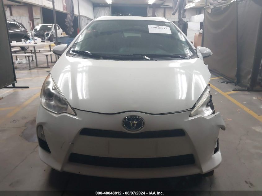 2013 Toyota Prius C Two VIN: JTDKDTB33D1539170 Lot: 40048812