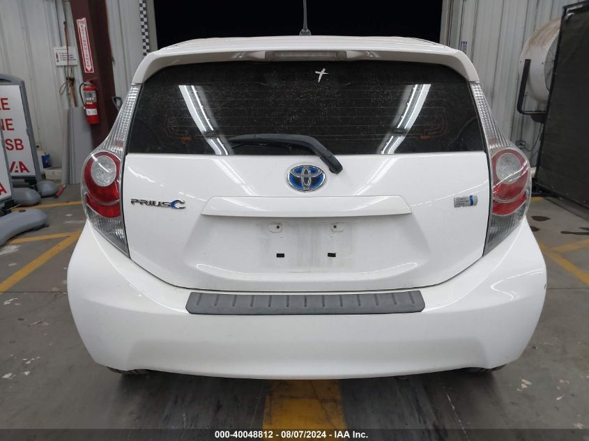 2013 Toyota Prius C Two VIN: JTDKDTB33D1539170 Lot: 40048812