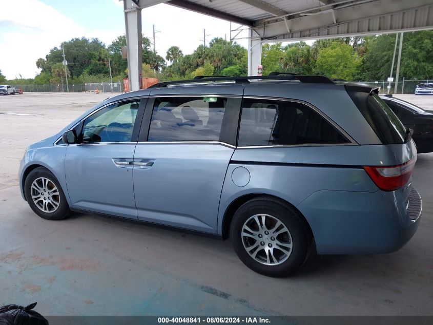 2011 Honda Odyssey Ex-L VIN: 5FNRL5H60BB101631 Lot: 40048841