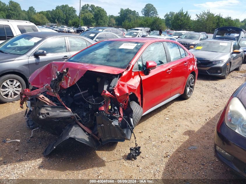 VIN 5YFS4RCE0LP024964 2020 TOYOTA COROLLA SE