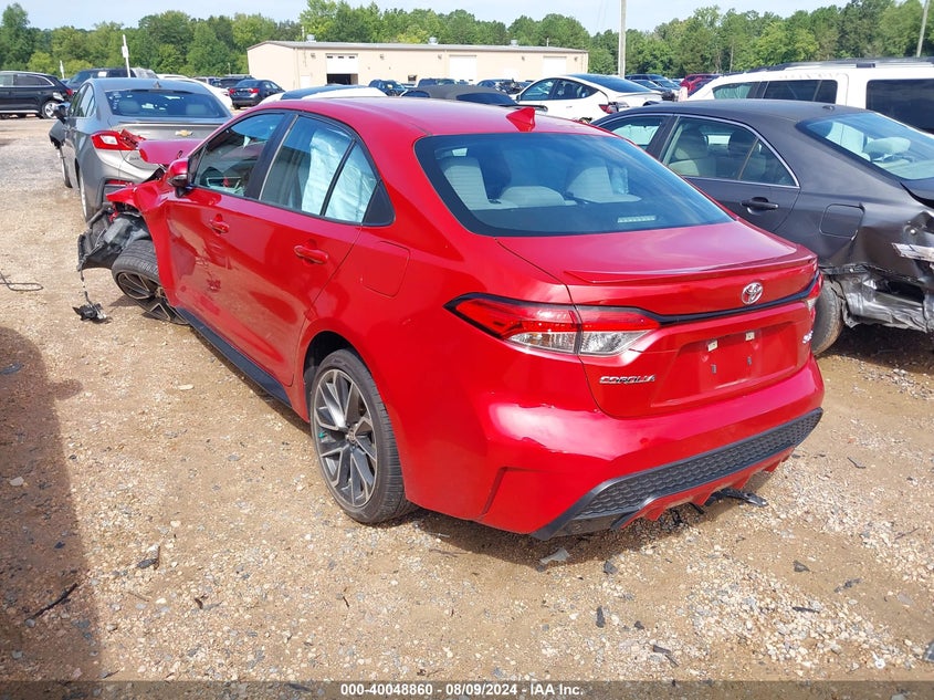 VIN 5YFS4RCE0LP024964 2020 TOYOTA COROLLA SE