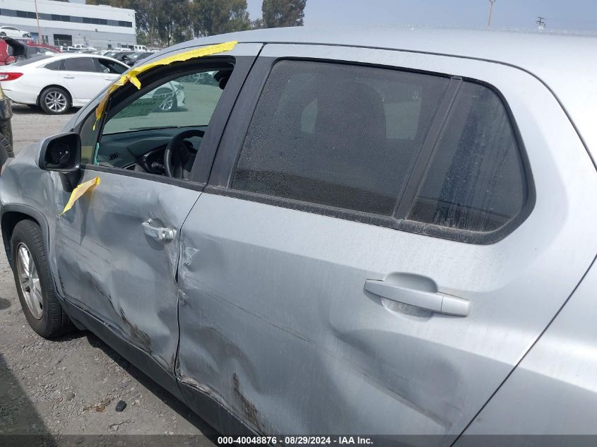 2020 Chevrolet Trax Fwd Ls VIN: KL7CJKSB7LB025200 Lot: 40048876