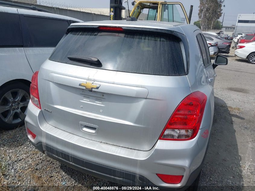 2020 Chevrolet Trax Fwd Ls VIN: KL7CJKSB7LB025200 Lot: 40048876