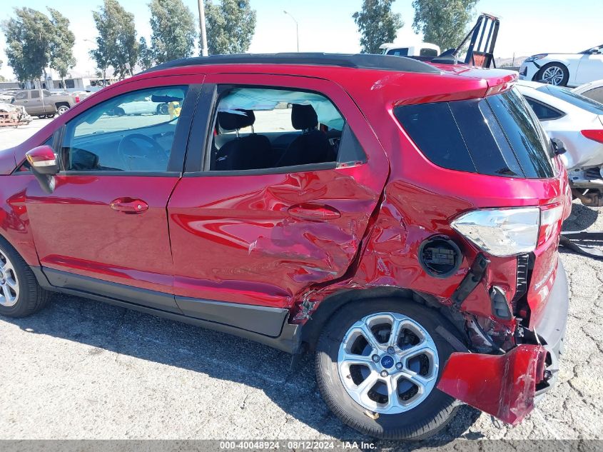 2018 Ford Ecosport Se VIN: MAJ3P1TE2JC179590 Lot: 40048924