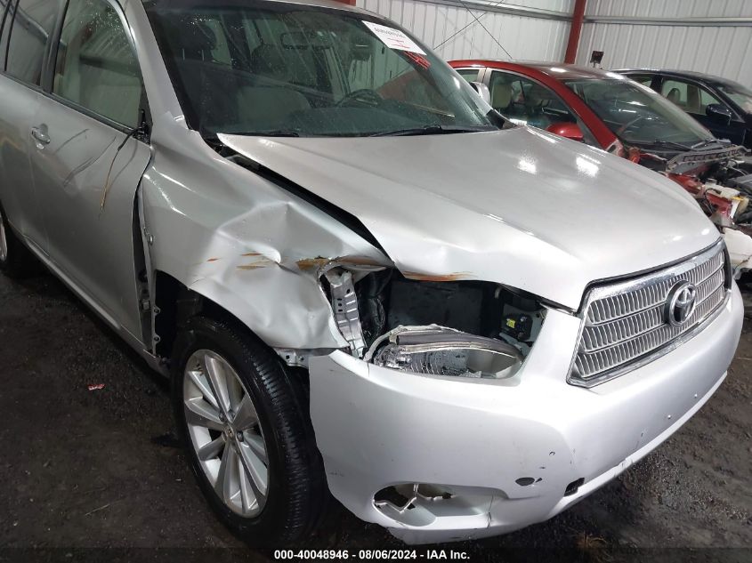 2008 Toyota Highlander Hybrid VIN: JTEEW41A682015195 Lot: 40048946