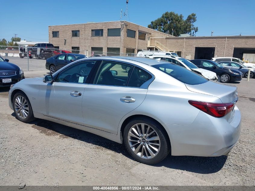 2019 Infiniti Q50 3.0T Luxe VIN: JN1EV7AP5KM517904 Lot: 40048956