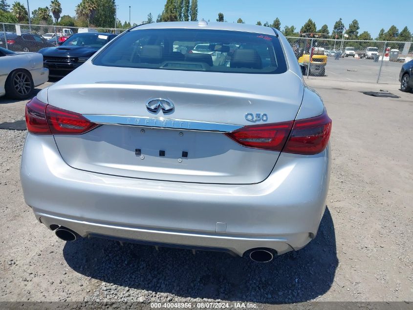 2019 Infiniti Q50 3.0T Luxe VIN: JN1EV7AP5KM517904 Lot: 40048956