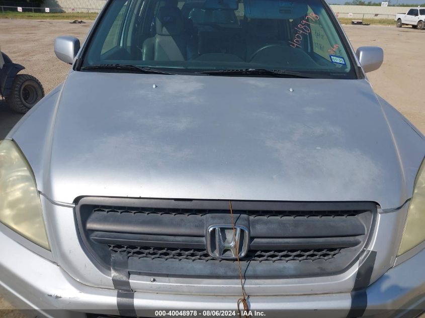 2004 Honda Pilot Ex-L VIN: 2HKYF18554H508819 Lot: 40048978