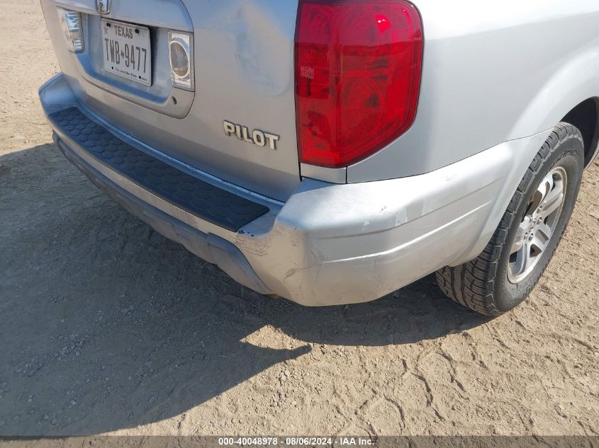 2004 Honda Pilot Ex-L VIN: 2HKYF18554H508819 Lot: 40048978