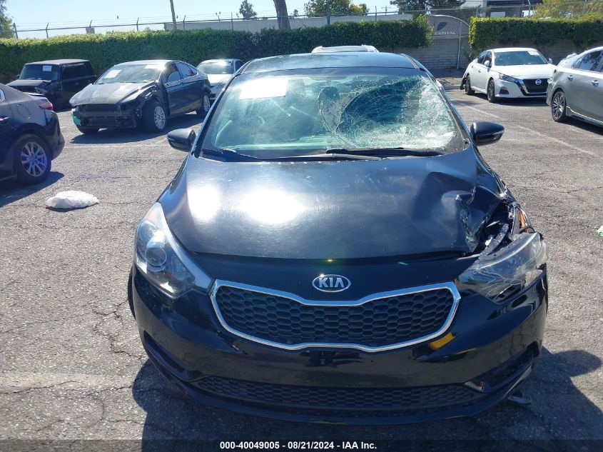 2016 Kia Forte Lx VIN: KNAFX4A62G5508612 Lot: 40049005