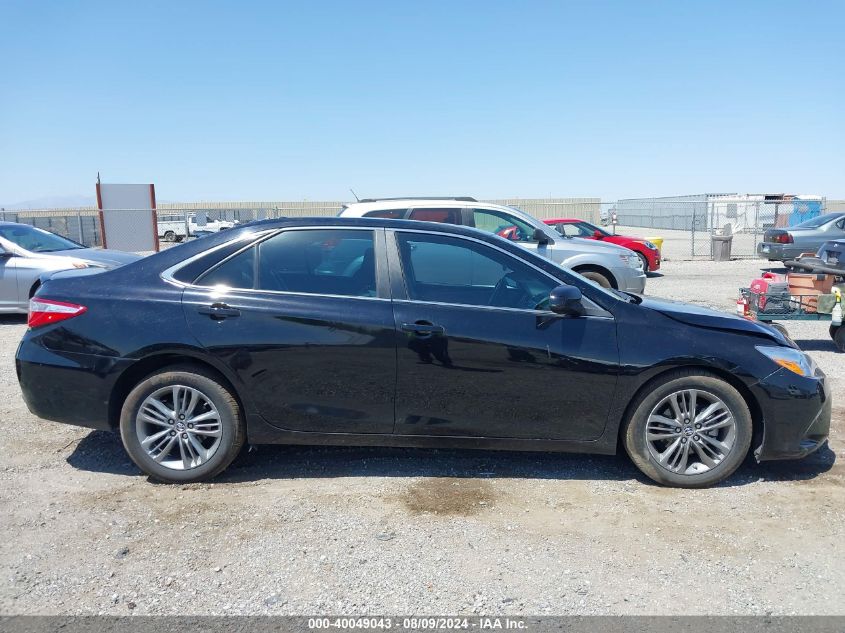 2015 Toyota Camry Se VIN: 4T1BF1FK5FU049262 Lot: 40049043