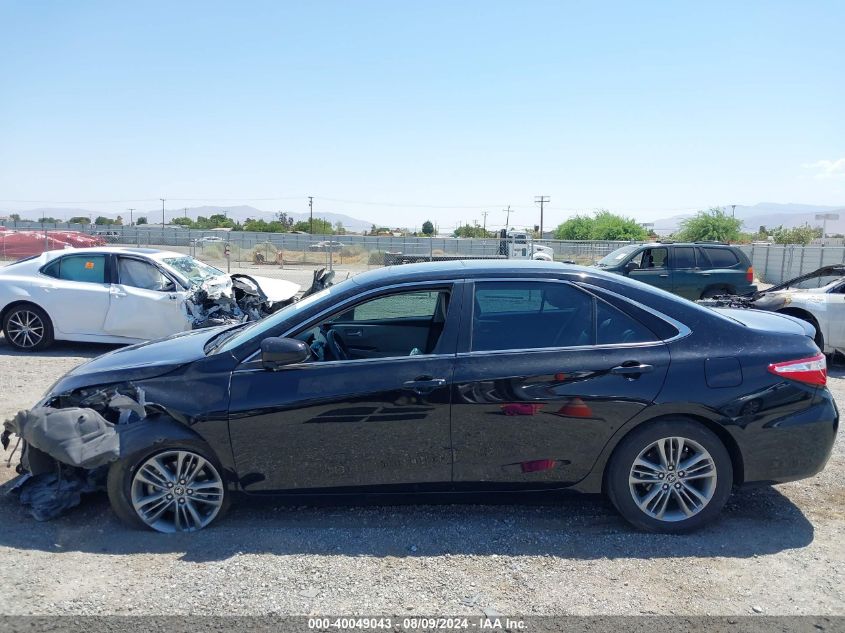 2015 Toyota Camry Se VIN: 4T1BF1FK5FU049262 Lot: 40049043