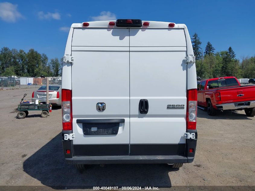 2023 Ram Promaster 2500 High Roof 159 Wb VIN: 3C6LRVDG3PE583308 Lot: 40049107